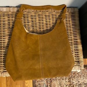 Brand New Azaria Margot Tote Bag- Beautiful Suede Bag! Shoulder Tote